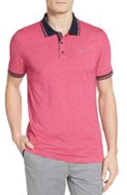 Men's Ted Baker London Sandway Mouline Golf Polo (s) - Pink