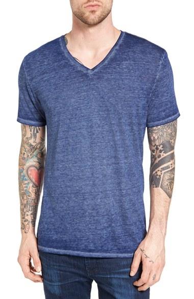 Men's The Rail Burnout Nepped V-neck T-shirt