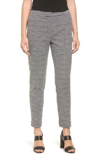 Women's Boss Acrila Slim Jacquard Suit Trousers