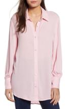 Women's Leith Cuff Detail Tunic, Size - Pink