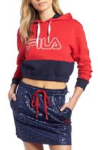 Women's Fila Dora Crop Hoodie - Red