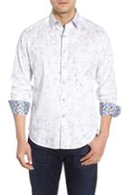 Men's Robert Graham De La Cruz Classic Fit Sport Shirt, Size - White