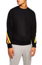 Men's Topman Back Taping Classic Fit Sweatshirt