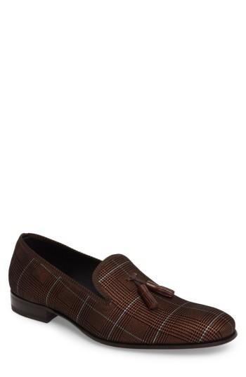 Men's Mezlan Motril Tassel Loafer M - Brown