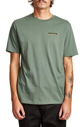 Men's Brixton Escalada T-shirt - Green