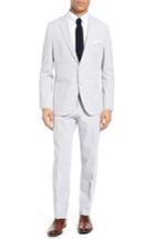 Men's Boss Janon/lenon Trim Fit Seersucker Stretch Cotton Suit