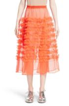 Women's Molly Goddard Melanie Tulle Skirt - Orange