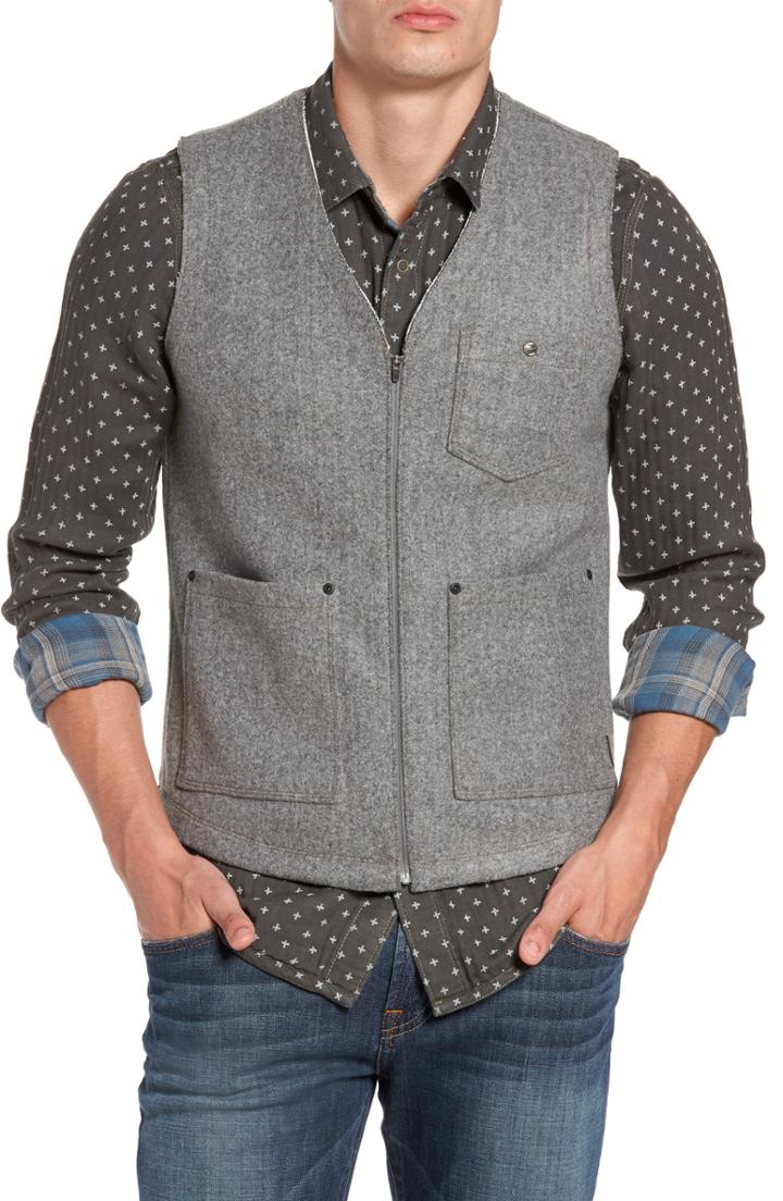 Men's Jeremiah Cambria Heathered Zip Vest