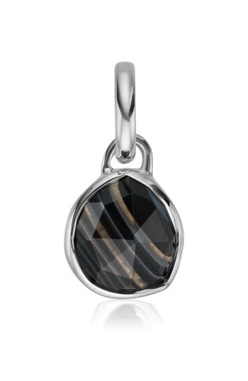 Women's Monica Vinader Siren Black Line Onyx Pendant
