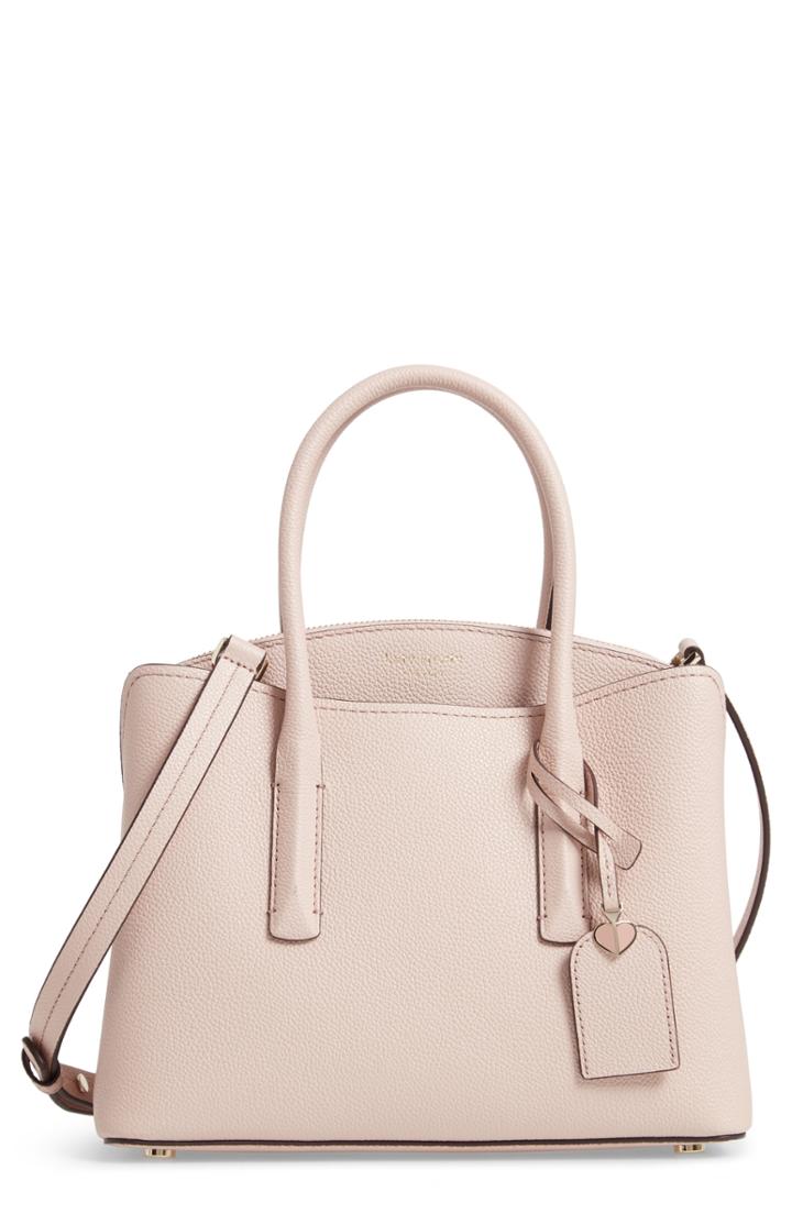 Kate Spade New York Medium Margaux Leather Satchel - Pink