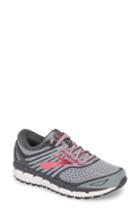 Women's Brooks Ariel 18 Running Shoe B - Grey