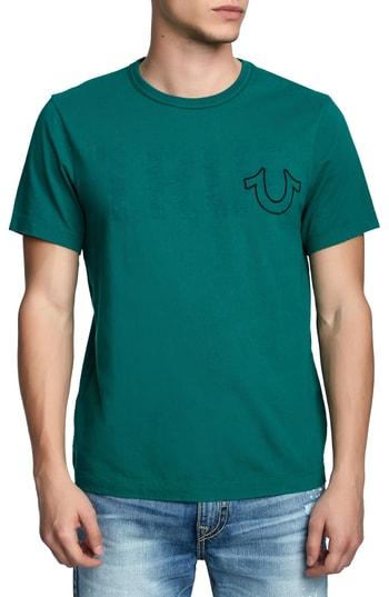 Men's True Religion Brand Jeans True Slogan T-shirt, Size - Blue
