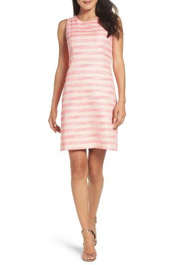 Women's Eliza J Stripe Sheath Dress - Pink