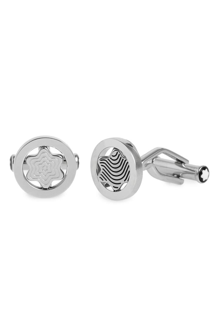 Men's Montblanc Reversible Star Emblem Cuff Links
