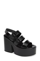 Women's Simone Rocha Strappy Platform Sandal Us / 37eu - Black