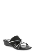 Women's Tuscany Addilyn Wedge Slide Sandal N - Black