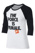 Women's Nike The Force Is Female Tee