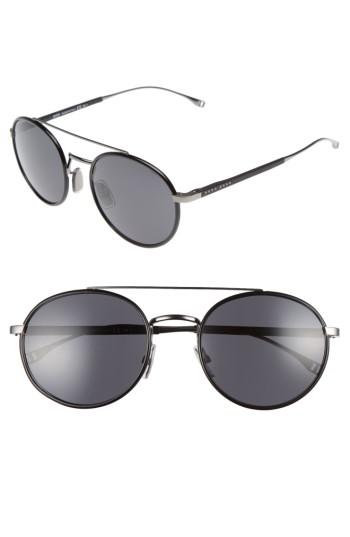 Men's Boss 55mm Round Sunglasses -