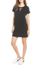 Women's Love, Fire Lace-up French Terry Dress