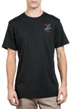 Men's Volcom Kneon Nights T-shirt, Size - Black