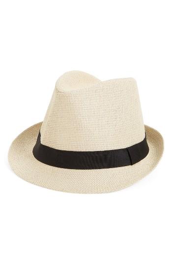Women's Fits Straw Fedora -