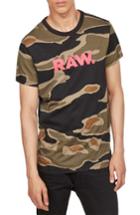 Men's G-star Raw Tiger Camo Graphic T-shirt - Green