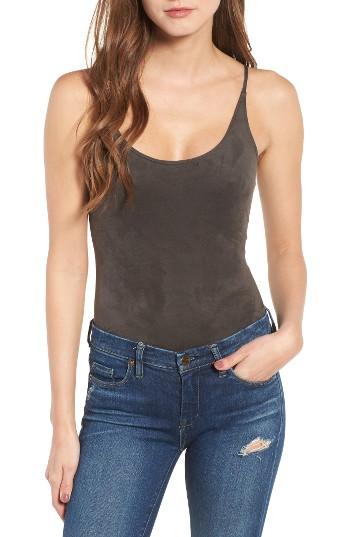 Women's Bp. Faux Suede Bodysuit