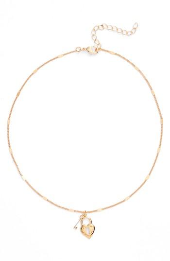Women's Frasier Sterling Key To My Heart Choker