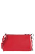Lodis Los Angeles Nova Rfid Pocket Leather Crossbody Bag - Red