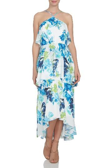 Women's Cece Floral Ruffle Tier Maxi Dress