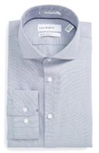Men's Calibrate Extra Trim Fit Stretch No-iron Dress Shirt .5 - 32/33 - Blue