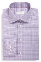 Men's Eton Contemporary Fit Check Dress Shirt .5 - Purple
