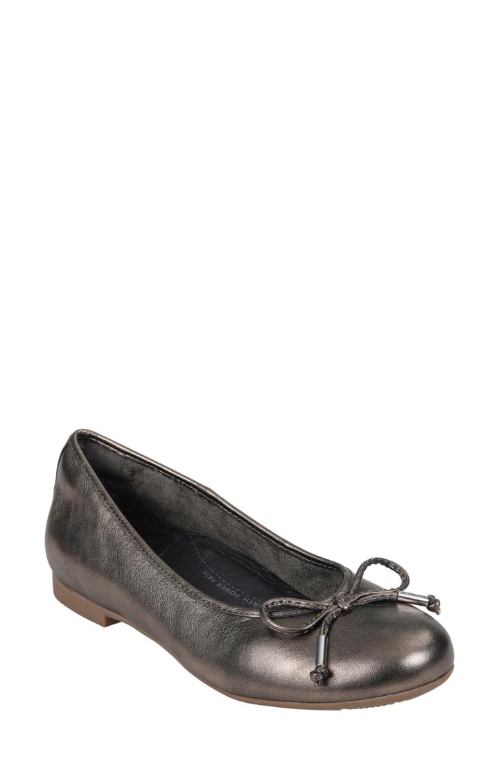 Women's Earth Alina Skimmer Flat .5 M - Metallic