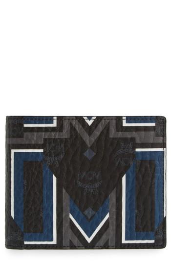 Men's Mcm Stark Gunta Wallet - Black