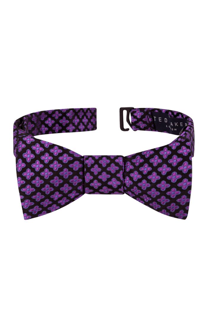 Men's Ted Baker London Small Flower Silk Bow Tie