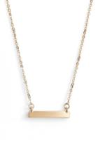 Women's Stella Valle Triangle Shaped Bar Pendant Necklace