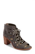 Women's Vince Camuto Tressa Perforated Lace-up Sandal M - Grey