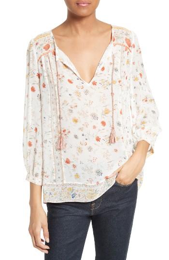 Women's Joie Vernice Print Silk Top