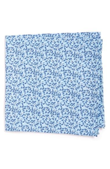 Men's Calibrate 'floral Vine' Cotton Pocket Square