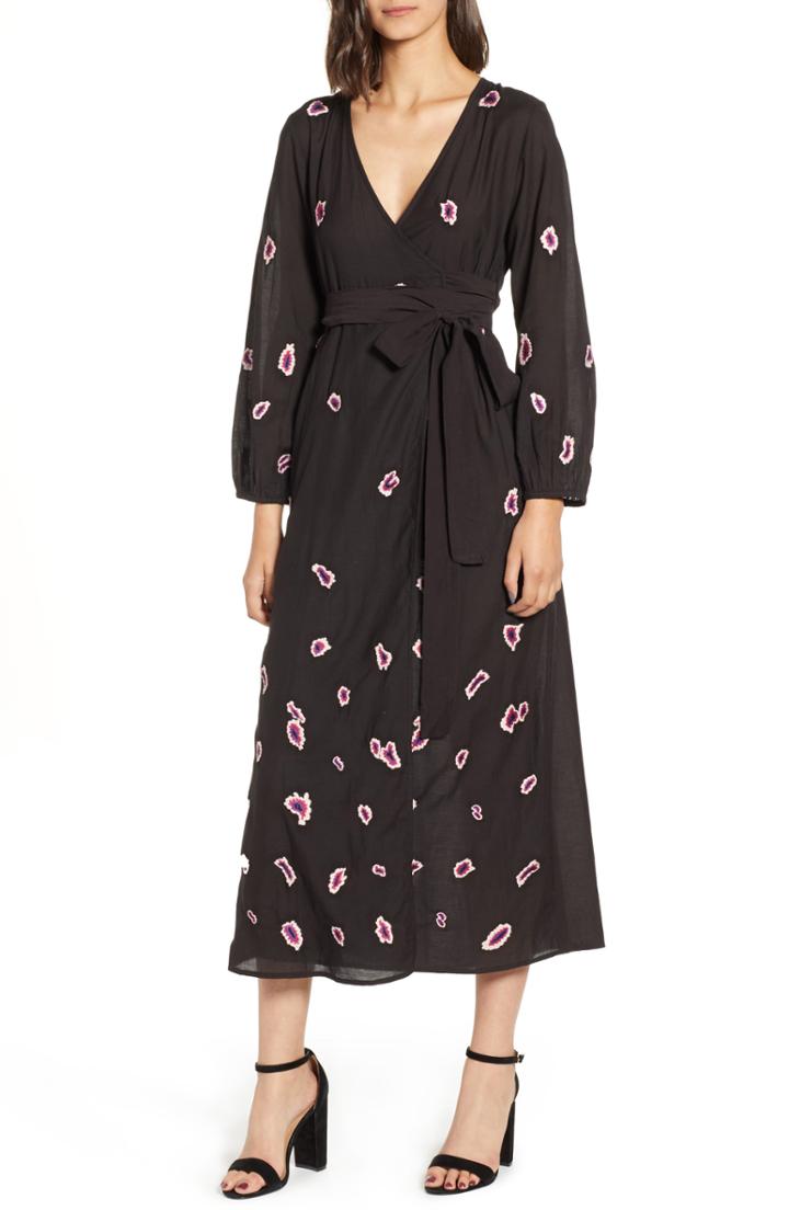 Women's Misa Los Angeles Georgie Wrap Dress - Black