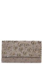 Area Stars Cybil Beaded Clutch - Purple