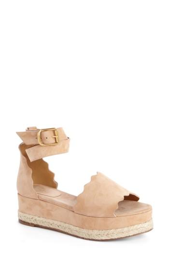 Women's Chloe Lauren Espadrille Wedge Sandal Us / 36eu - Beige