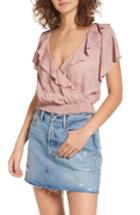 Women's Astr The Label Ruffle Top - Pink