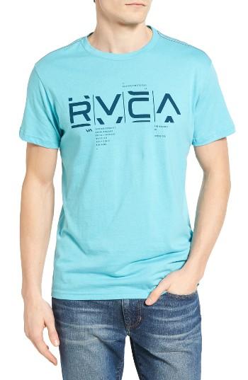 Men's Rvca Dials Graphic T-shirt, Size - Blue