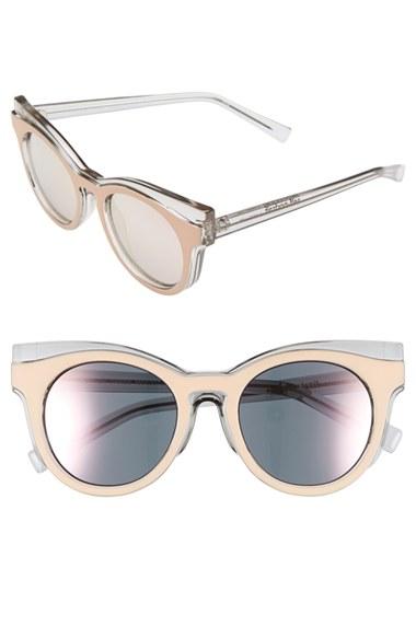 Women's Le Specs 'edition Three' 51mm Cat Eye Sunglasses -