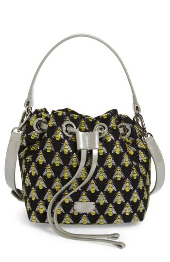 Frances Valentine Ann Little Bee Woven Bucket Bag -