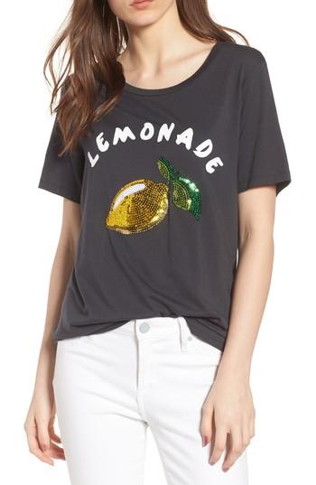 Women's South Parade Lola - Lemonade Sequin Tee - Black