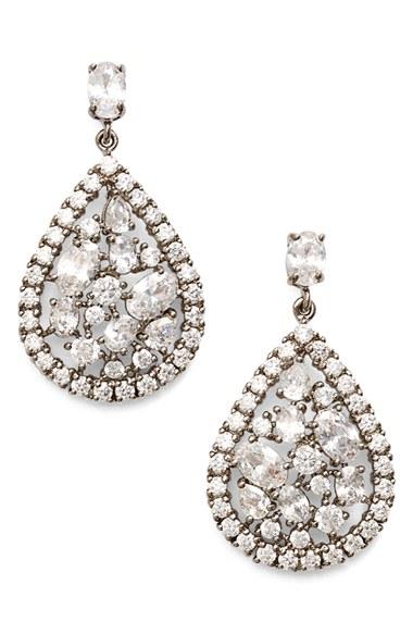 Women's Nina Cubic Zirconia Teardrop Earrings