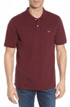 Men's Vineyard Vines Fit Pique Polo, Size Large - Red