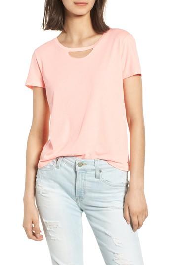 Women's N:philanthropy Abigail Deconstructed Tee - Coral